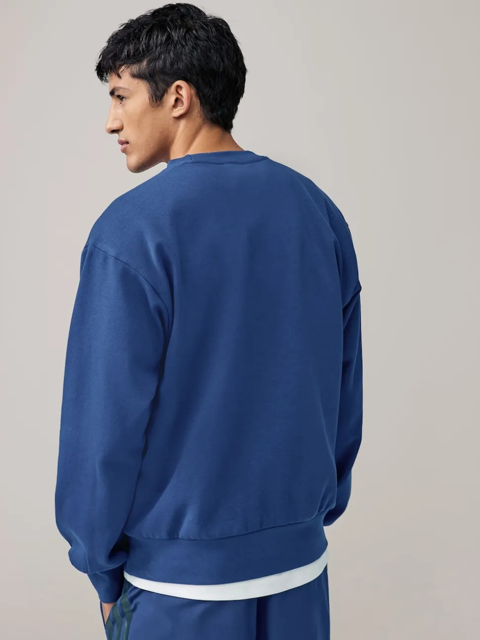 adidas Blue Essentials Feelcozy Fleece Sweatshirt