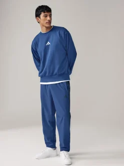 adidas Blue Essentials Feelcozy Fleece Sweatshirt