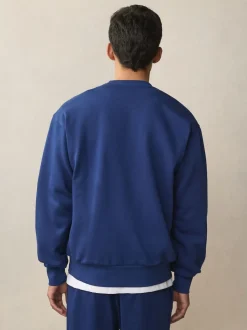 adidas Blue Essentials Feelcozy Fleece Sweatshirt