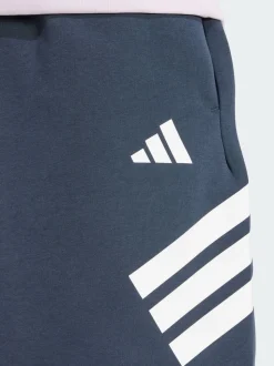 adidas Blue Future Icons 3 Stripes Shorts