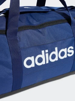 adidas Blue Linear Medium Duffel Bag