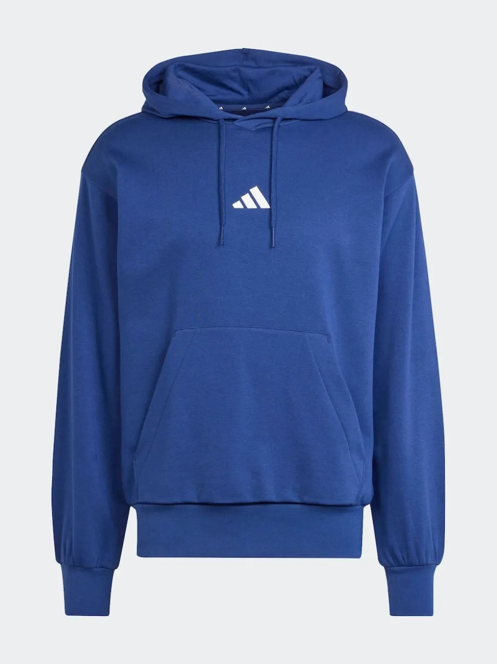 adidas Blue Navy Essentials Feelcozy Fleece Hoodie