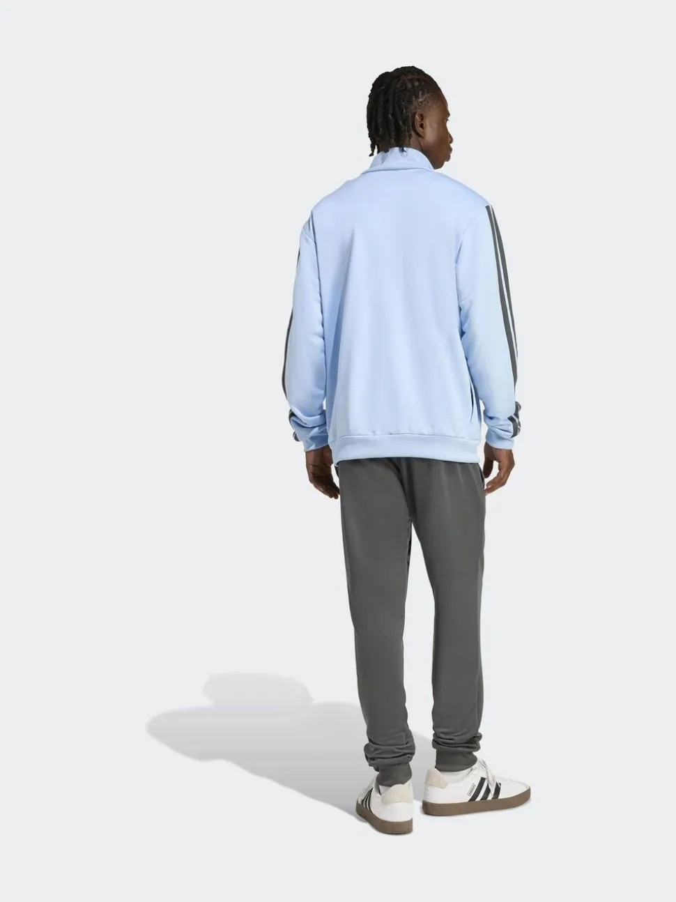 adidas Blue Sportswear 3-Stripes Fleece Tracksuit