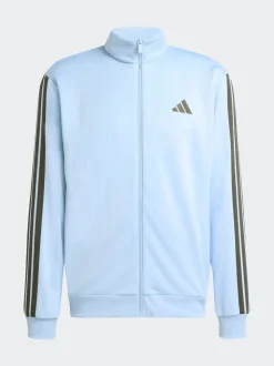 adidas Blue Sportswear 3-Stripes Fleece Tracksuit