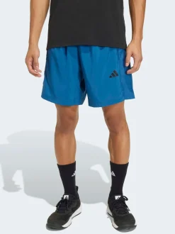 adidas Blue Workout Essentials Base Woven Shorts
