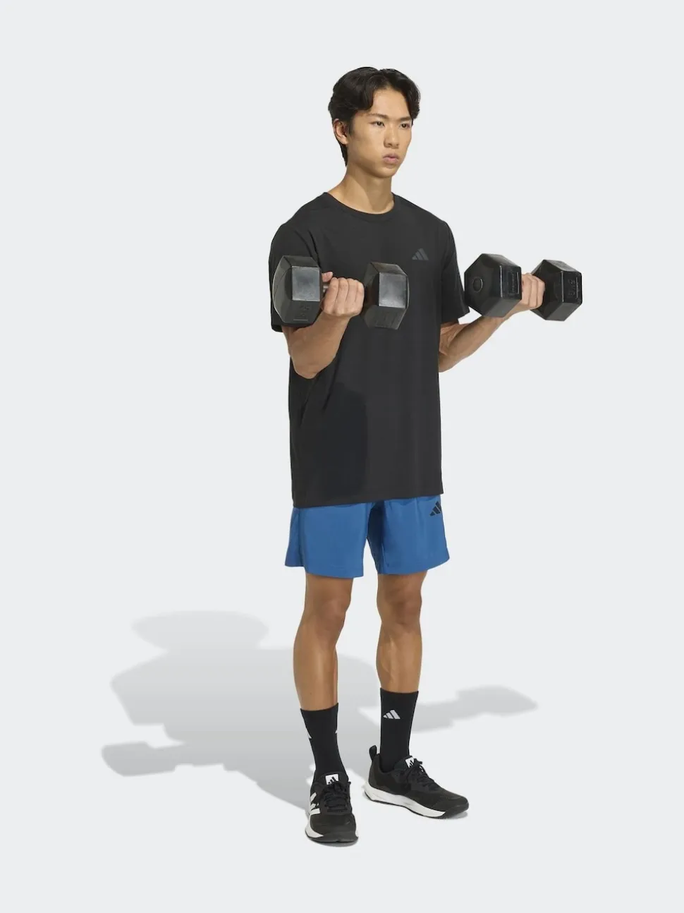 adidas Blue Workout Essentials Base Woven Shorts