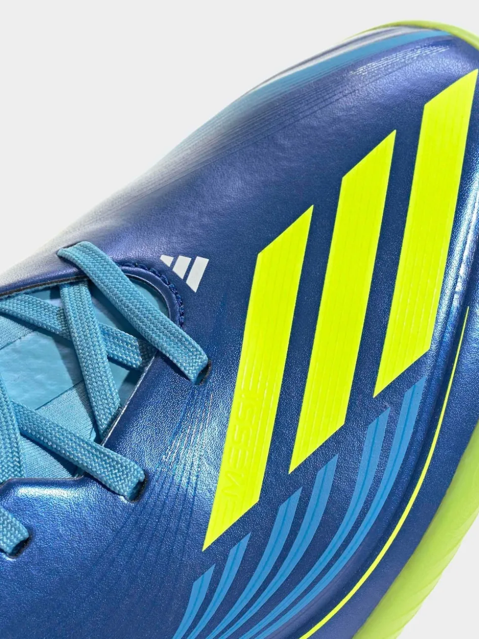 adidas Blue/Yellow Adult F50 Messi League Turf Boots
