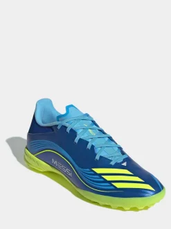 adidas Blue/Yellow Adult F50 Messi League Turf Boots