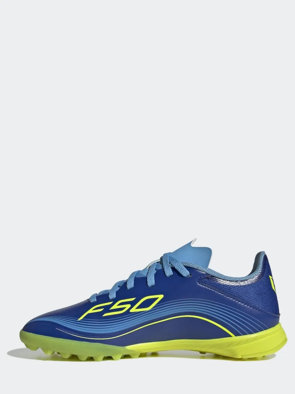 adidas Blue/Yellow Kids F50 Messi League Turf Boots