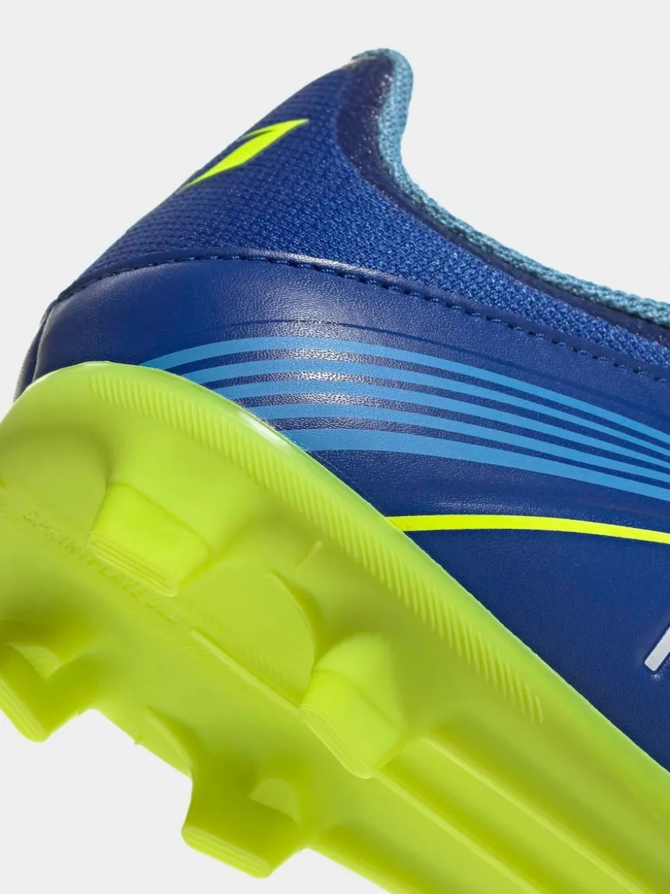 adidas Blue/Yellow Kids F50 Messi League Firm/Multi Ground Boots