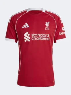adidas Bright Red Liverpool FC 25/26 Home Jersey