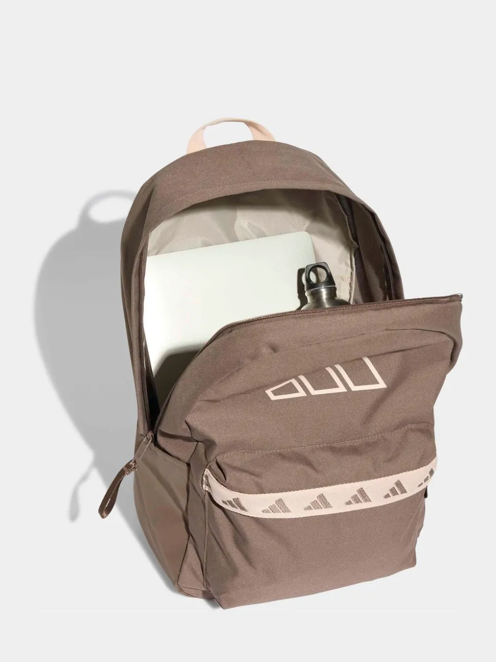 adidas Brown CL Tape Backpack Bag