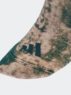adidas Brown Stonewash Crew Socks 3 Pack
