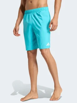 adidas Coral Blue 8-Inch Swim Shorts