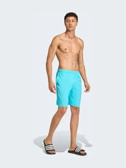 adidas Coral Blue 8-Inch Swim Shorts