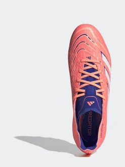 adidas Coral/White Adult Predator League Multi Ground Boots