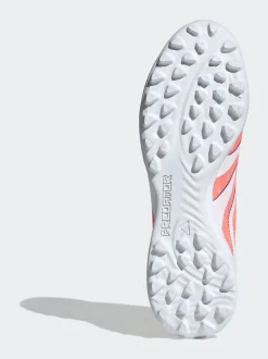 adidas Coral/White Adult Predator League Fold-Over Tongue Turf Boots