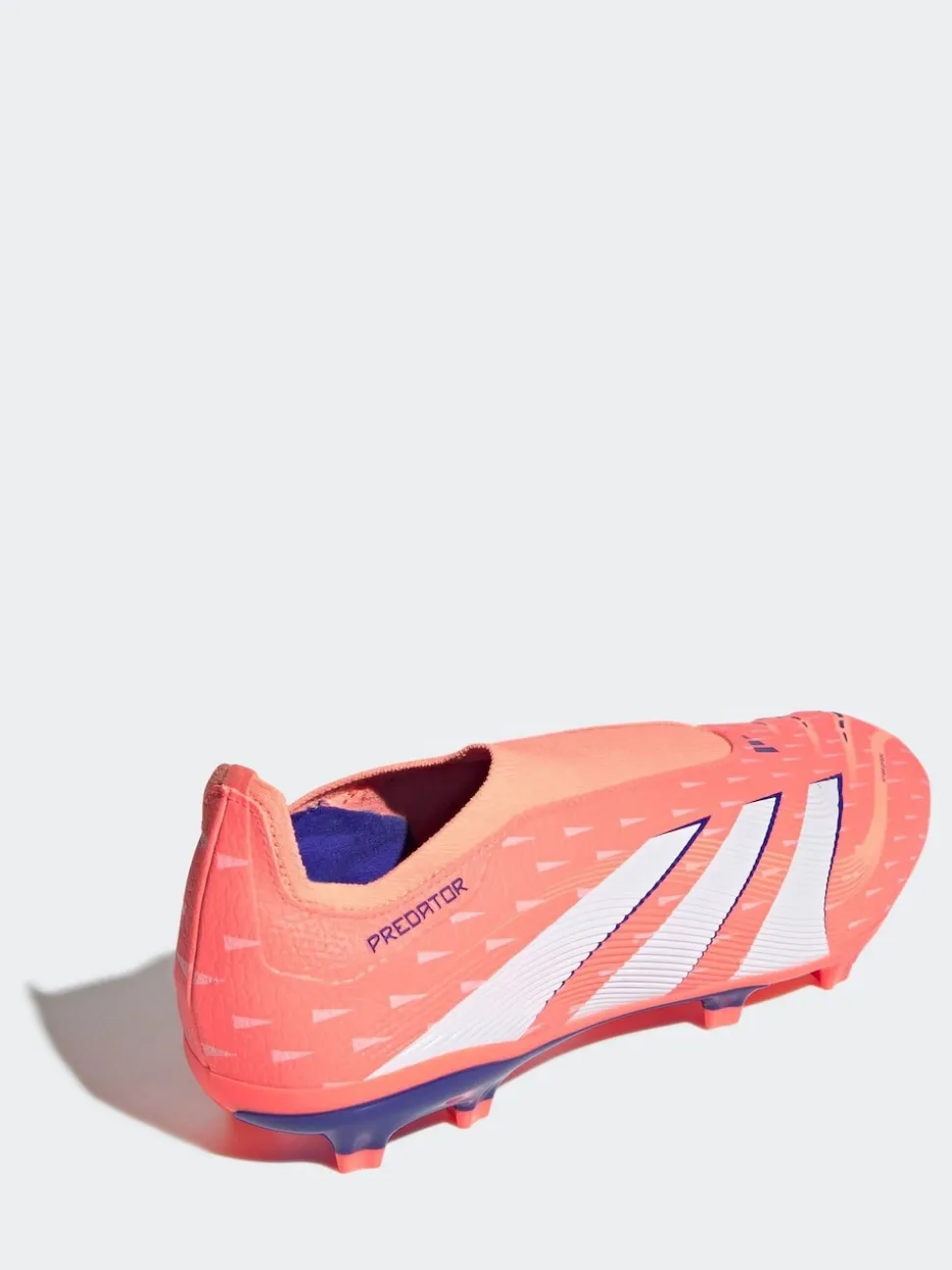 adidas Coral/White Adult Predator League Laceless Firm/Multi Ground Boots