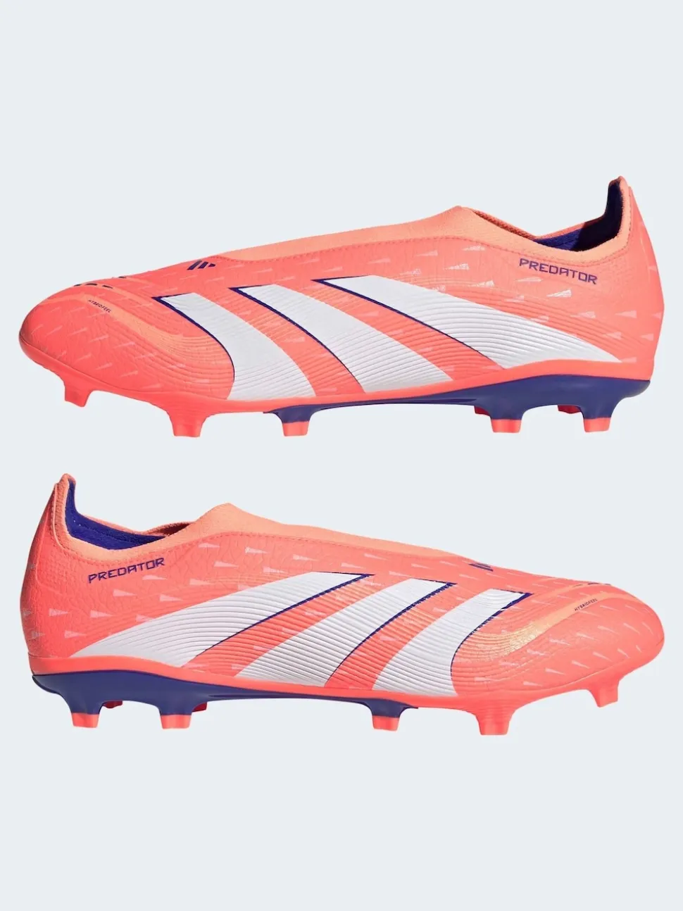 adidas Coral/White Adult Predator League Laceless Firm/Multi Ground Boots