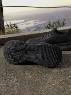 adidas Dark Black Runfalcon 5 Running Trainers