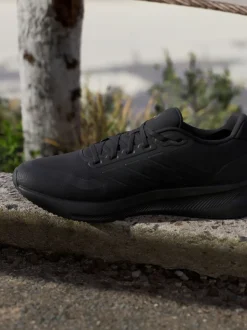 adidas Dark Black Runfalcon 5 Running Trainers