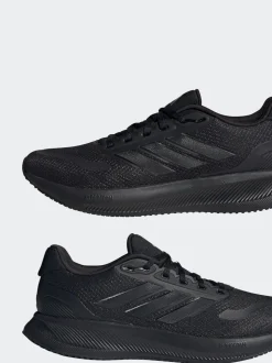 adidas Dark Black Runfalcon 5 Running Trainers