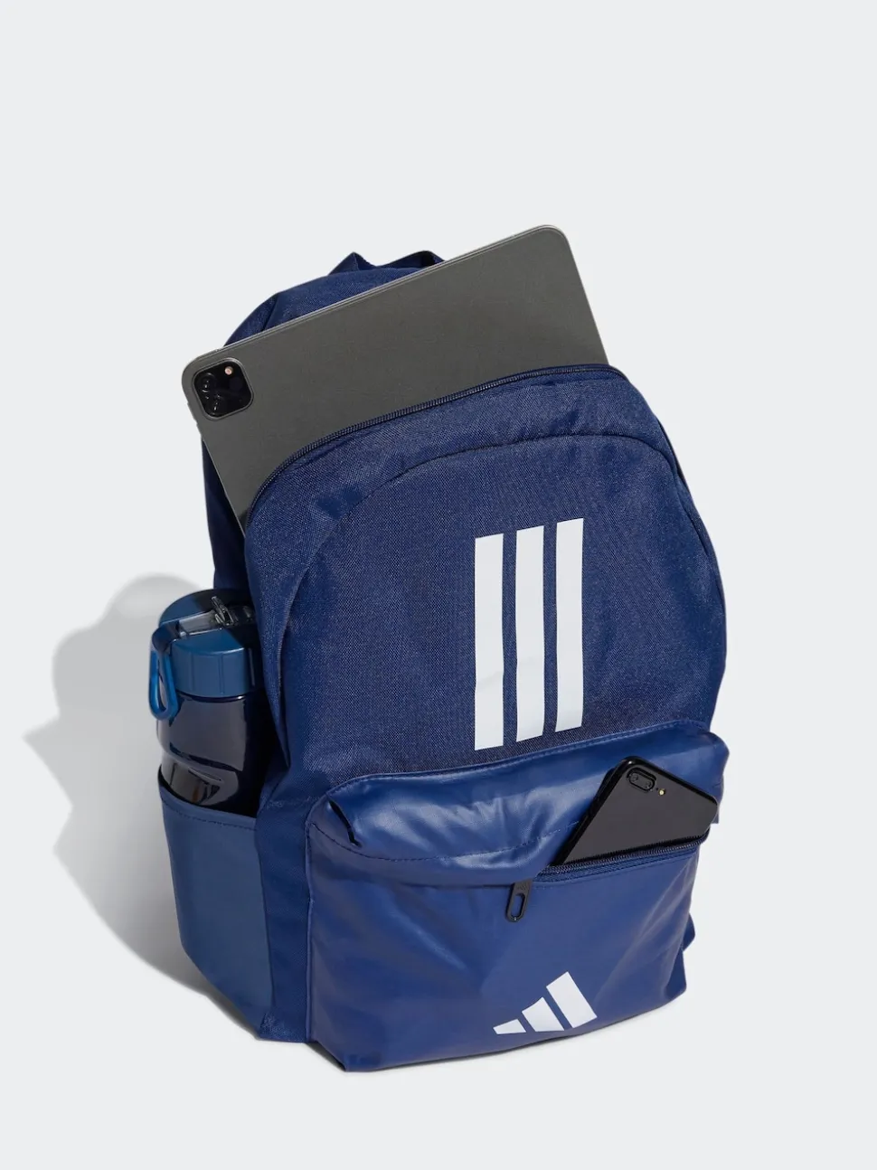 adidas Dark Blue Classic 3 Bar Logo Backpack