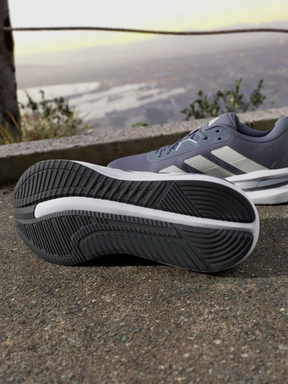 adidas Dark Grey Galaxy 7 Running Trainers