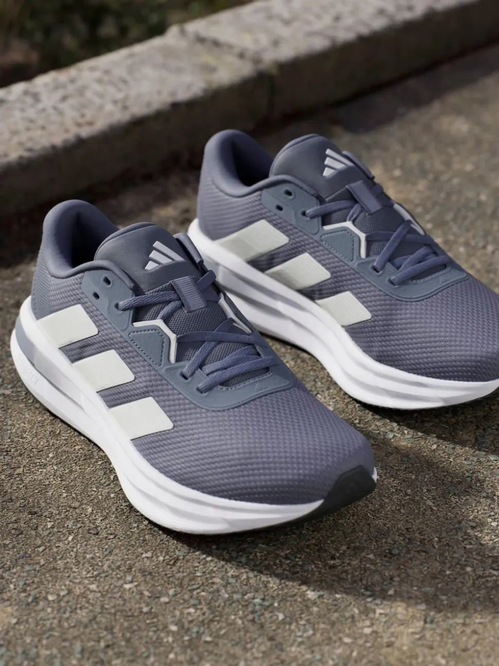 adidas Dark Grey Galaxy 7 Running Trainers