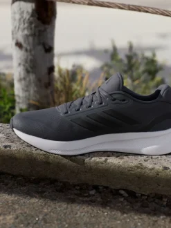 adidas Dark Grey Runfalcon 5 Running Trainers