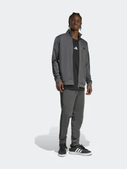 adidas Dark Grey Sportswear Basic 3-Stripes Tricot Tracksuit