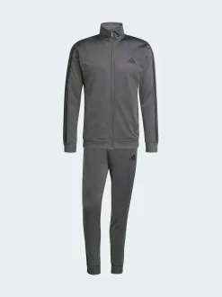 adidas Dark Grey Sportswear Basic 3-Stripes Tricot Tracksuit