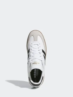 adidas Golf White/Black Samba Spikeless Shoes