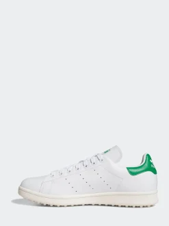adidas Golf White/Green Stan Smith Spikeless Golf Shoes