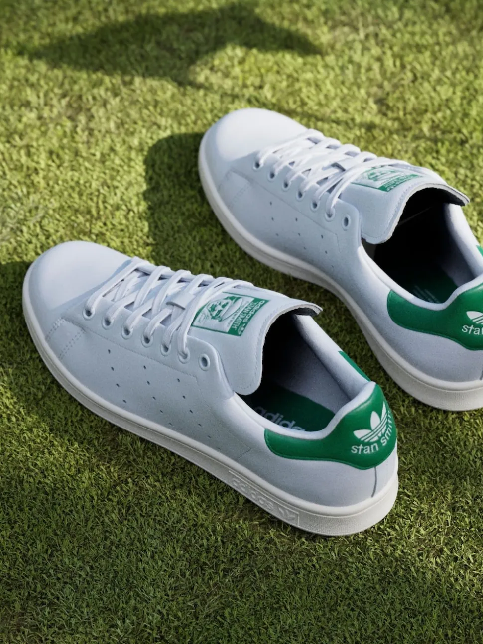 adidas Golf White/Green Stan Smith Spikeless Golf Shoes