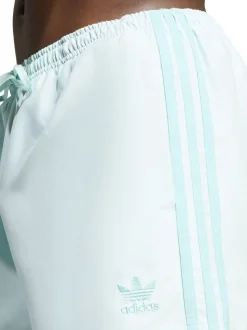adidas Green Adicolor 3-Stripes 5 Inch Swim Shorts