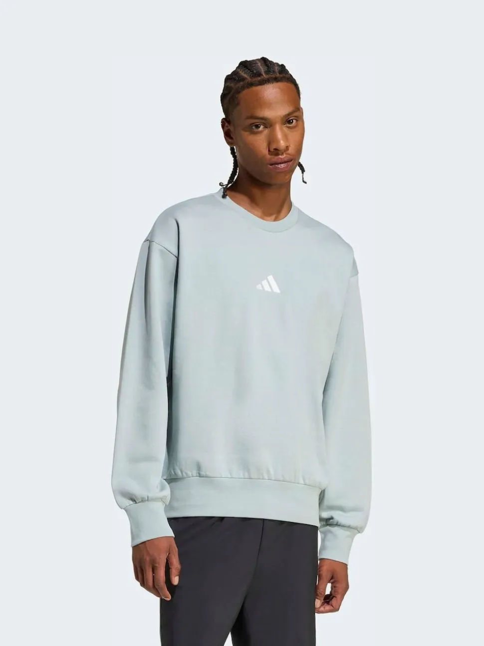 adidas Green Essentials Feelcozy Fleece Sweatshirt