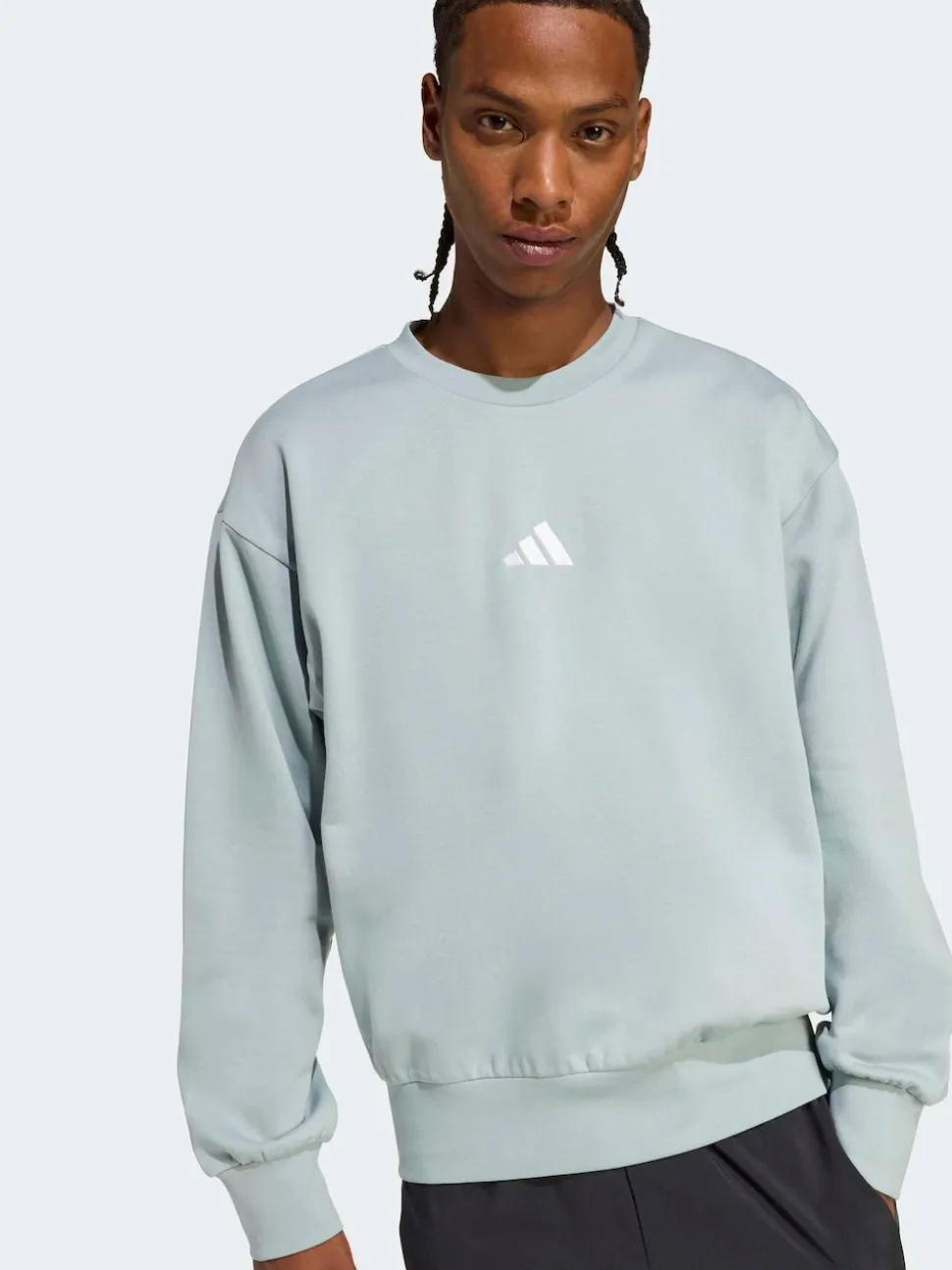 adidas Green Essentials Feelcozy Fleece Sweatshirt