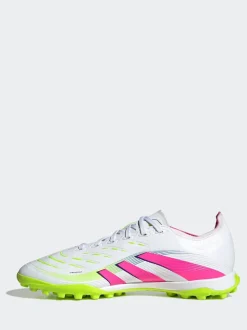 adidas Green/White Adult Predator League Turf Boots