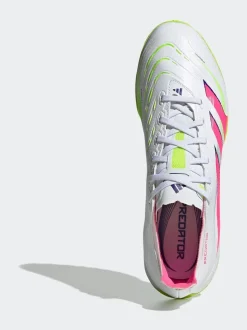 adidas Green/White Adult Predator League Turf Boots