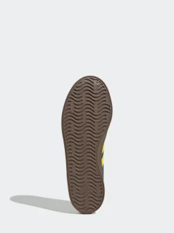 adidas Green/Yellow VL Court Trainers