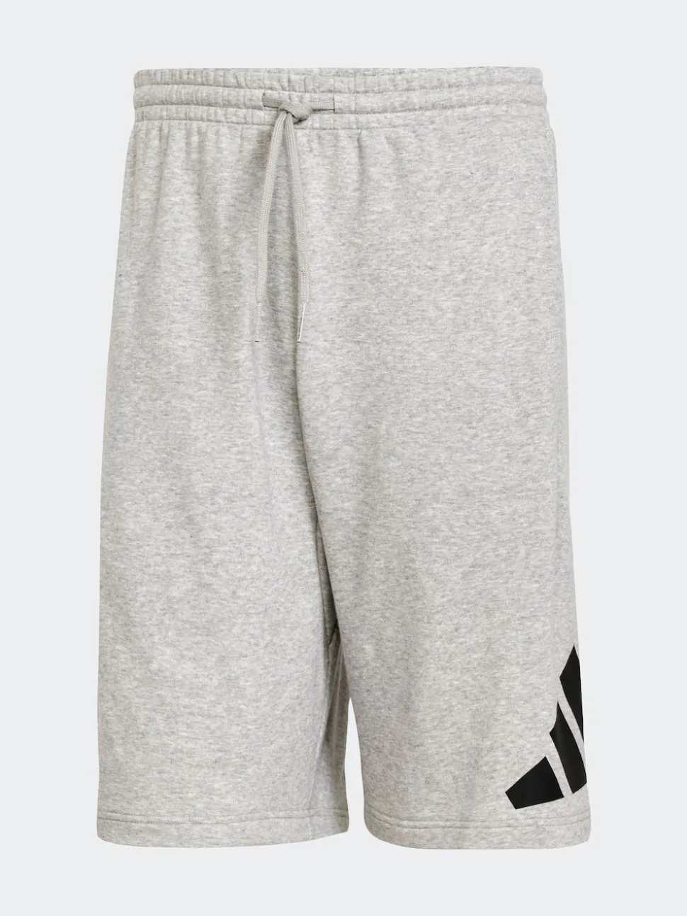 adidas Grey Essentials Big Logo French Terry Shorts