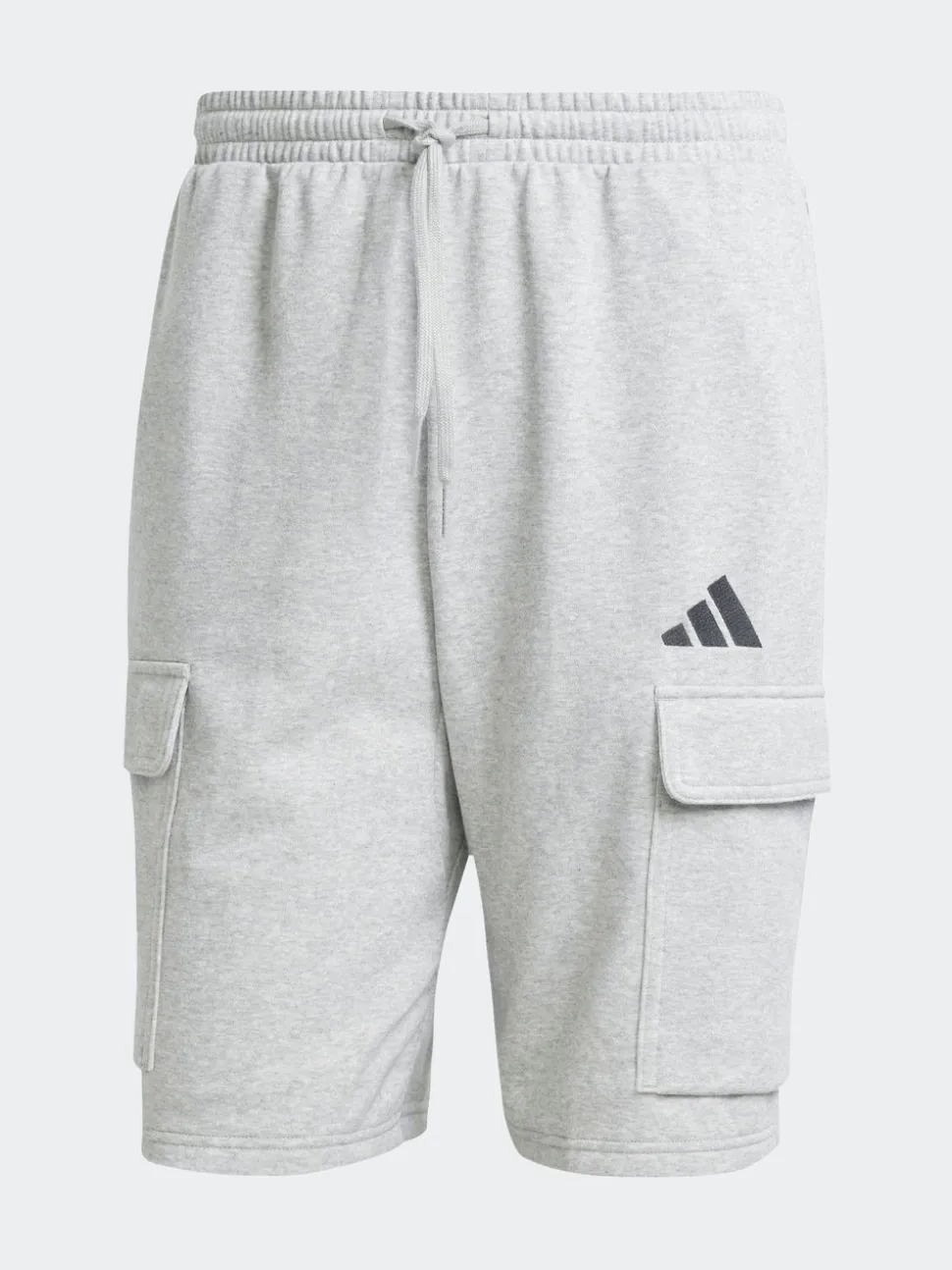 adidas Grey Essentials Feel Cozy French Terry Cargo Shorts