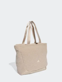 adidas Grey Winter Borg Tote Bag