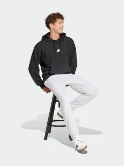 adidas Light Grey Essentials Feelcozy Fleece Joggers