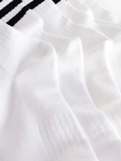 adidas Off White 3-Stripe Crew Length Socks 3 Pack