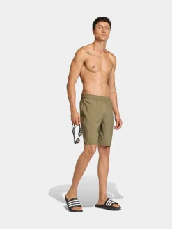 adidas Olive Green 8-Inch Swim Shorts