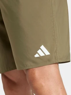 adidas Olive Green 8-Inch Swim Shorts