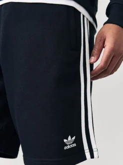 adidas Originals Black Adicolor 3-Stripes Shorts