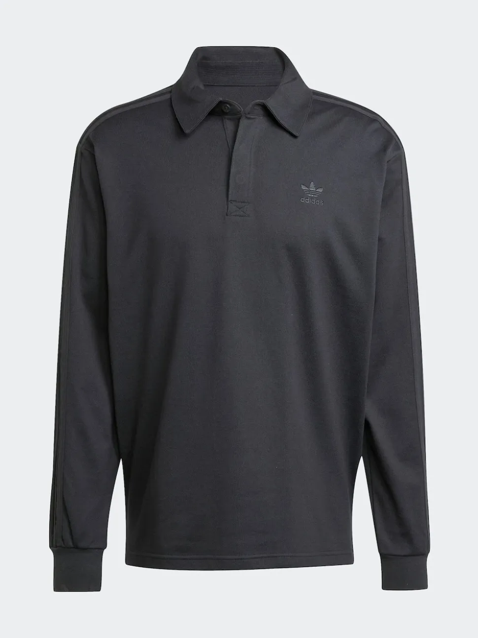 adidas Originals Black Adicolor Rugby Polo Shirt